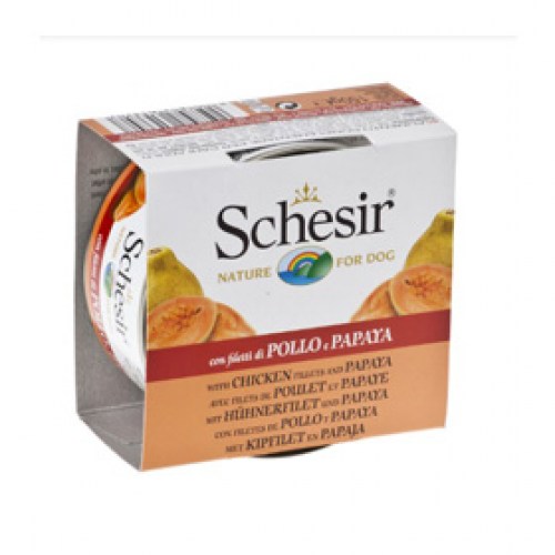 Schesir Dog Piletina i Papaja 150g